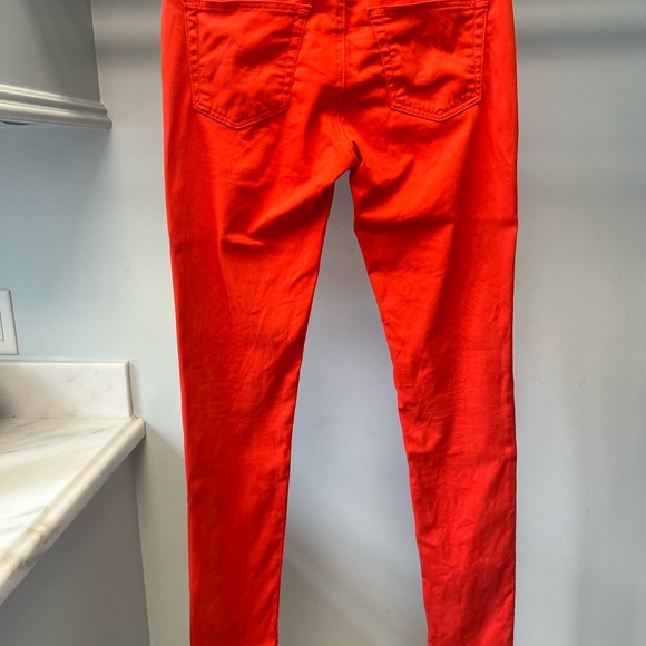 AG Orange The Legging Super Skinny Jeans Size 27R - Picture 4 of 6